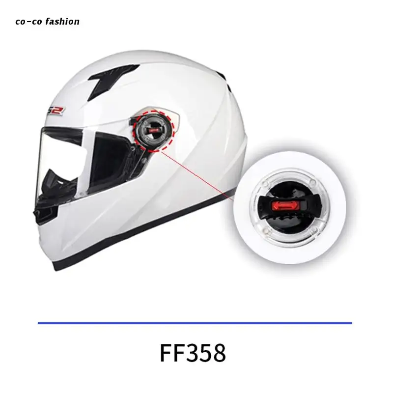 

Motorcycle Helmets Visor Clip Shield Lock Replacement Helmet Visor Screws Compatible for FF370/358/386/394/325/396