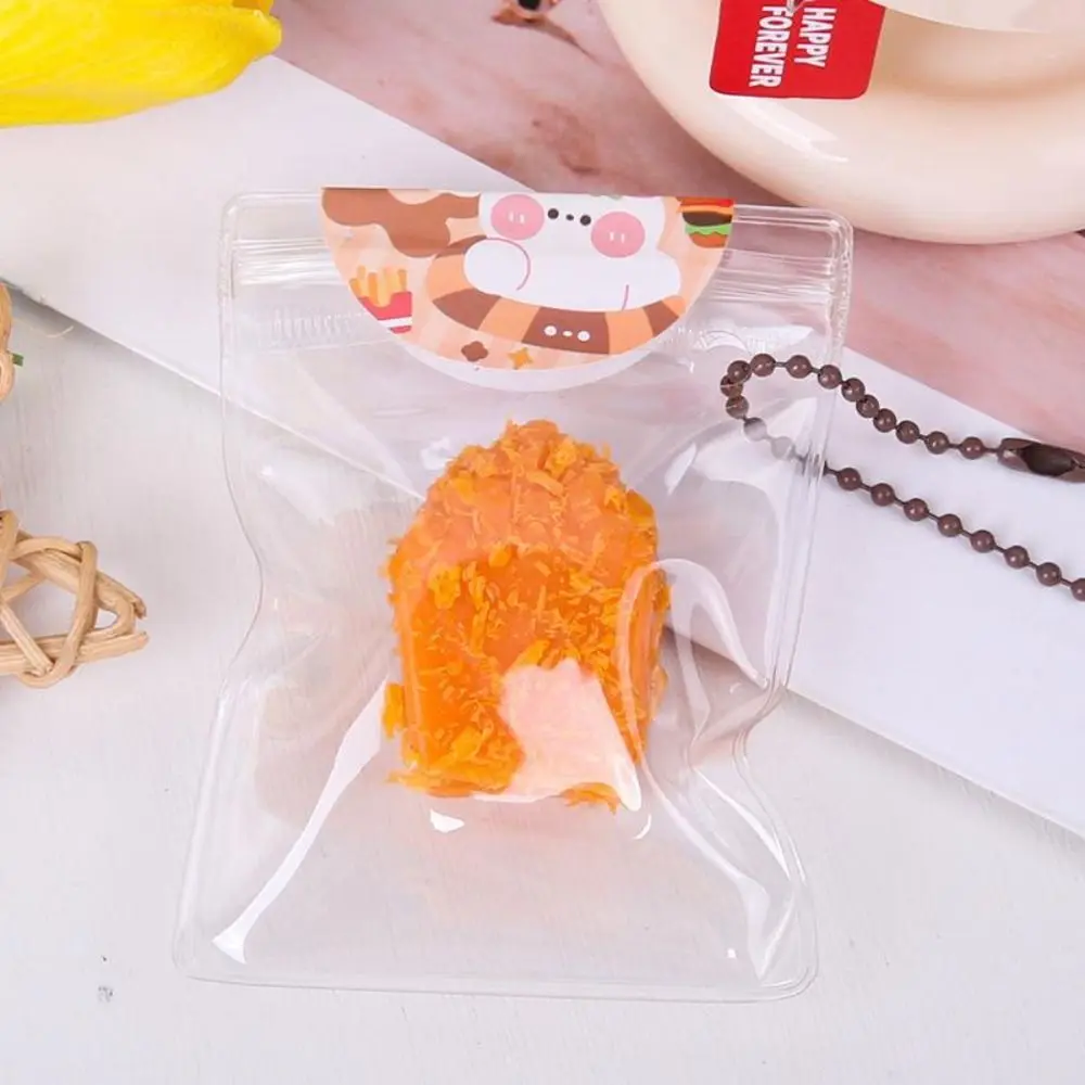 Сенсорные игрушки хлебные крошки жареная еда щепотка игрушка гибкая TPR сжимаемая