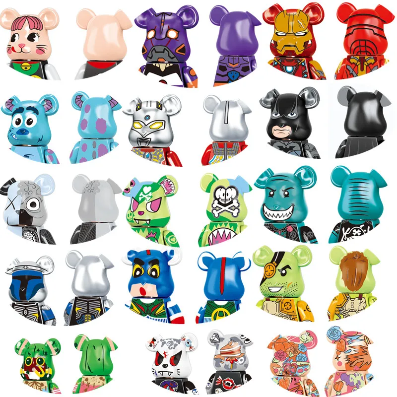 

Disney New Super Bear Role Design Building Blocks Mech Man Mini Action Figures Bricks Educational Toys For Kids Christmas Gifts