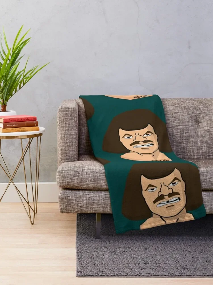 Металлическая скульптура Вильяма убийцы плед Пляжное туристическое Фланелевое