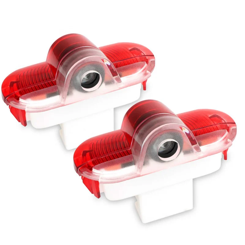 

2pcs LED Car Door Logo Welcome Etiquette Projection Light for VW Beetle Golf MK4 4 GTI GTD Rline Jetta 1J0 947 411