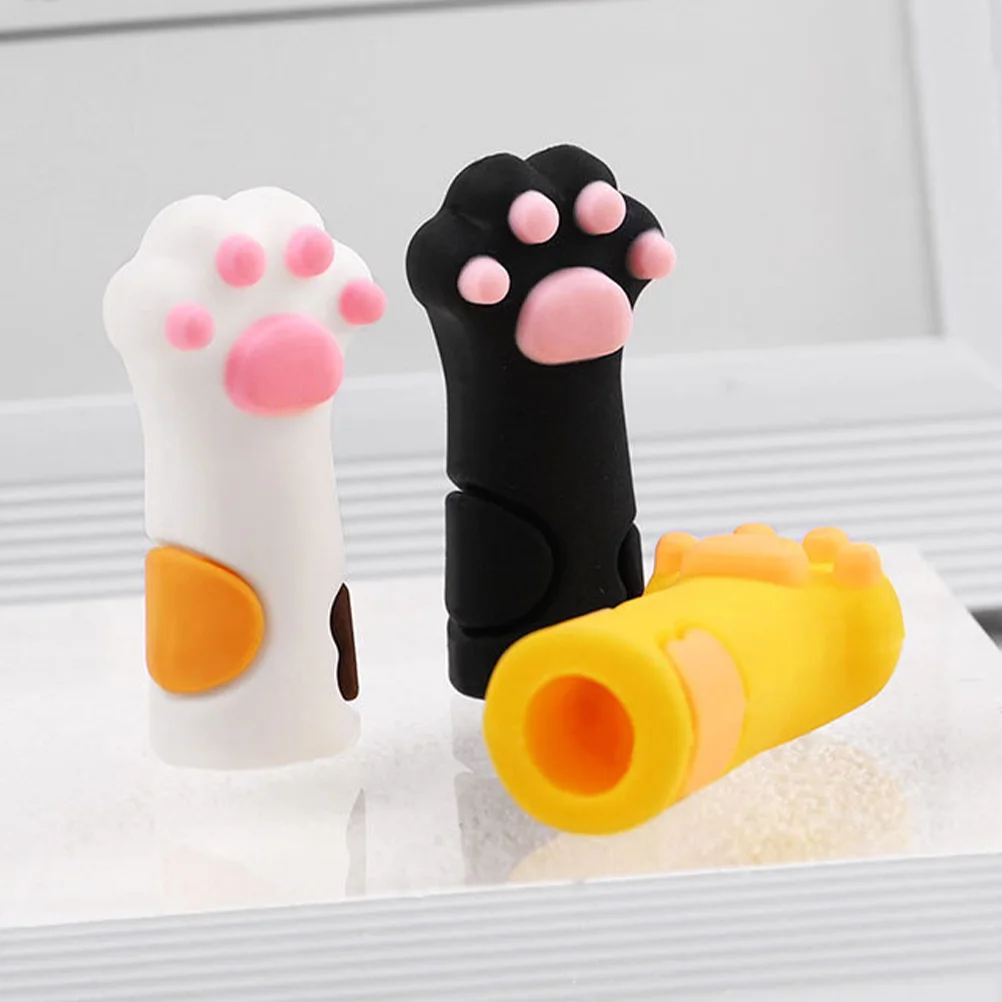 3 шт. ножницы для омертвевшей кожи защитный чехол милые чехлы кутикулы пинцет