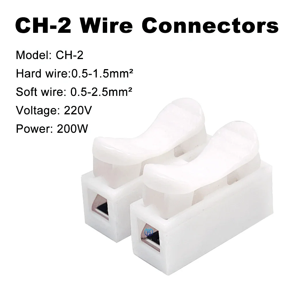 

Клеммы WRMIHU CH2 CH2 белые для светодиодов 2/3P