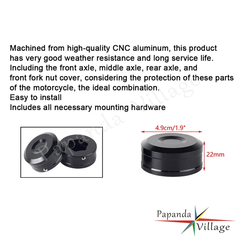 Алюминиевые передние и верхние крышки штока вилки для мотоцикла CNC Harley Sportster S RH1250S