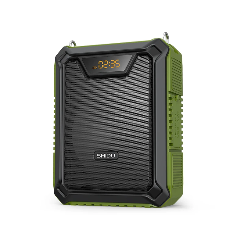 Фото Портативный водонепроницаемый PA-динамик SHIDU IPX5 с Bluetooth и беспроводным УВЧ-усилителем голоса для учителей, перезаряжаемый через Type-C №2