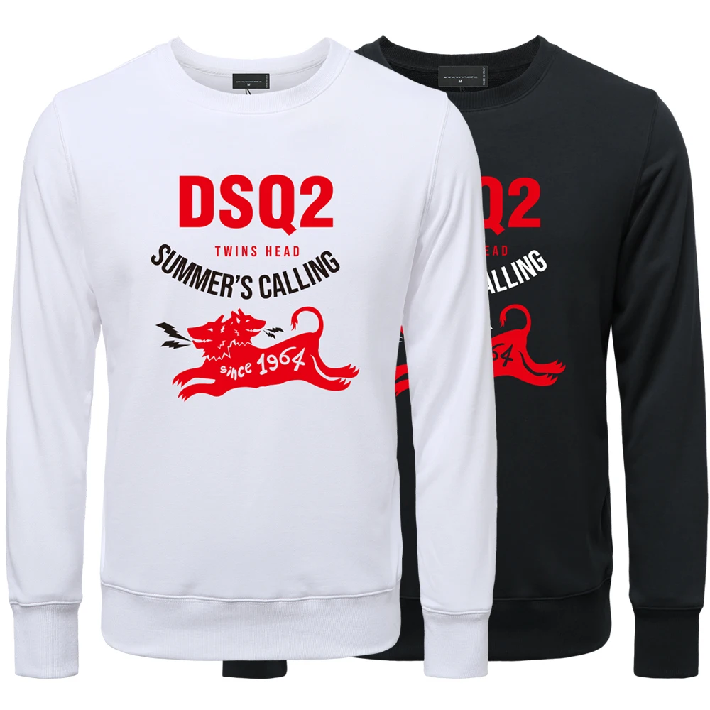 

Men's Hoodie Letter Icon Fashion Simple Cotton Long Sleeve Top Round Neck Long Sleeve