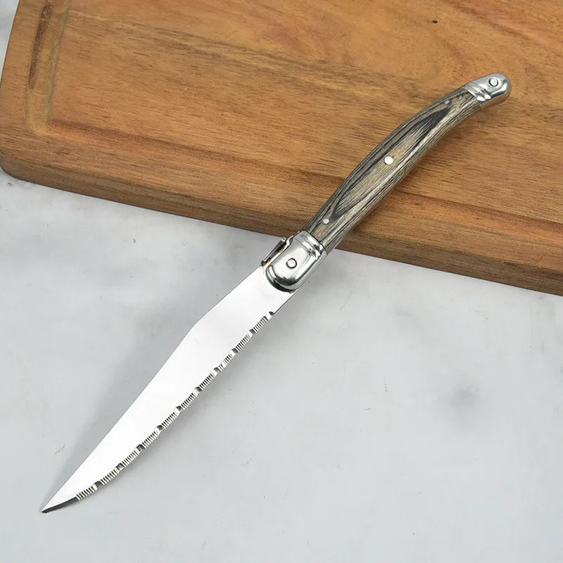 4-10 шт. Laguiole из нержавеющей стали вилка для стейка нож посуда набор столовых