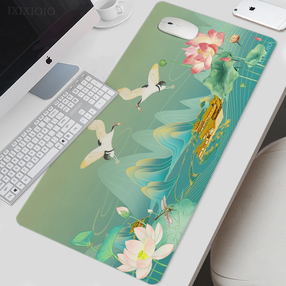 

Cool Chinese Style Mouse Pad Gamer XL New Home Custom Mousepad XXL Playmat Natural Rubber Office Non-Slip Carpet PC Mice Pad