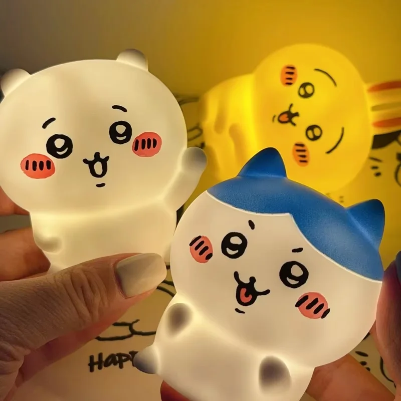 Miniso Chiikawa Периферийные Устройства Ночник Милый Usagi Hachiware Виниловая Кукла