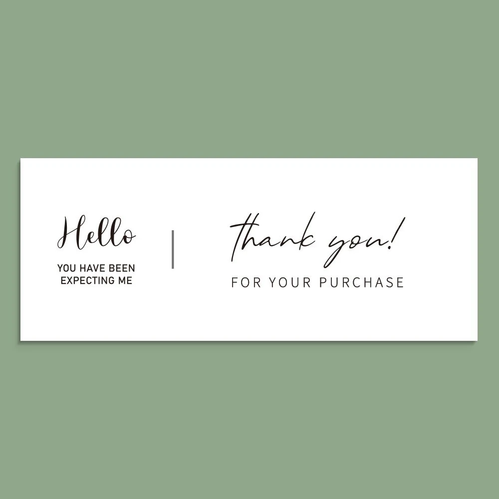 

Этикетки с надписью "Спасибо", бумага, 20-50 шт