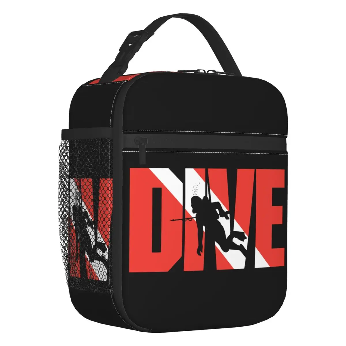 

Awesome Scuba Drive Insulated Lunch Bag for Women Ocean Diving Diver Gift Idea Cooler Thermal Lunch Box Office Work School