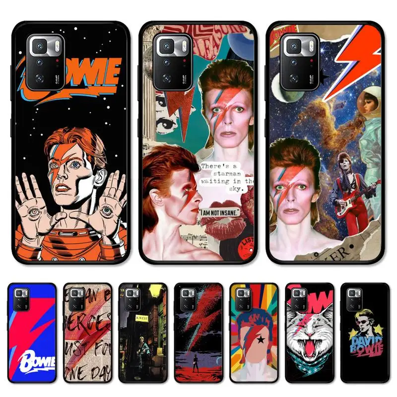 

D-Davids B-Bowies Phone Case For Redmi Note 8A 7 5 Note8pro 8T 9Pro note 6pro Funda Capa
