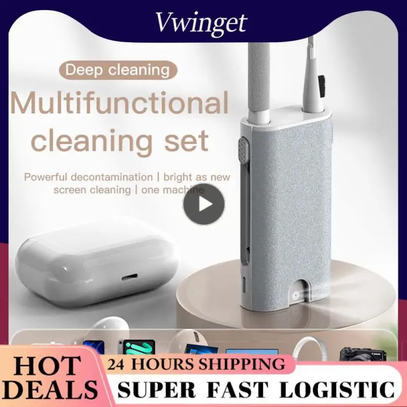 

Screen Cleaning Artifact Computer Keyboard Cleaner Brush Kit Multifunctional Keyboard Cleaning Tools Cleaner Universal Portable