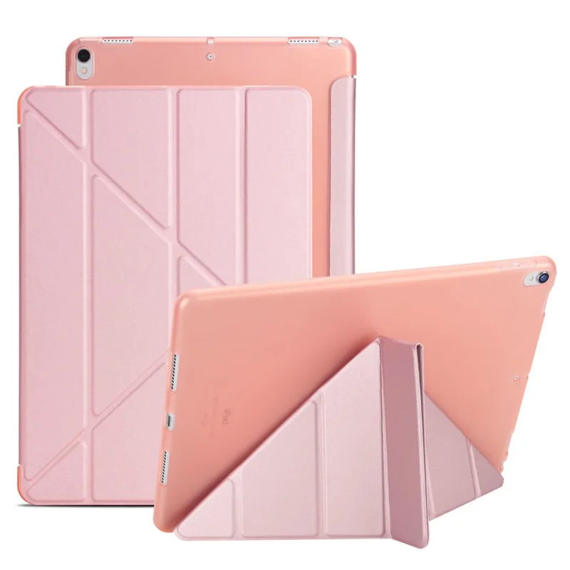 

Чехол для iPad 7 8 9 10,2 2021 Pro 10,5, тонкий чехол A1701 A1709 из искусственной кожи и силикона, мягкий умный чехол для iPad Air 3 2019