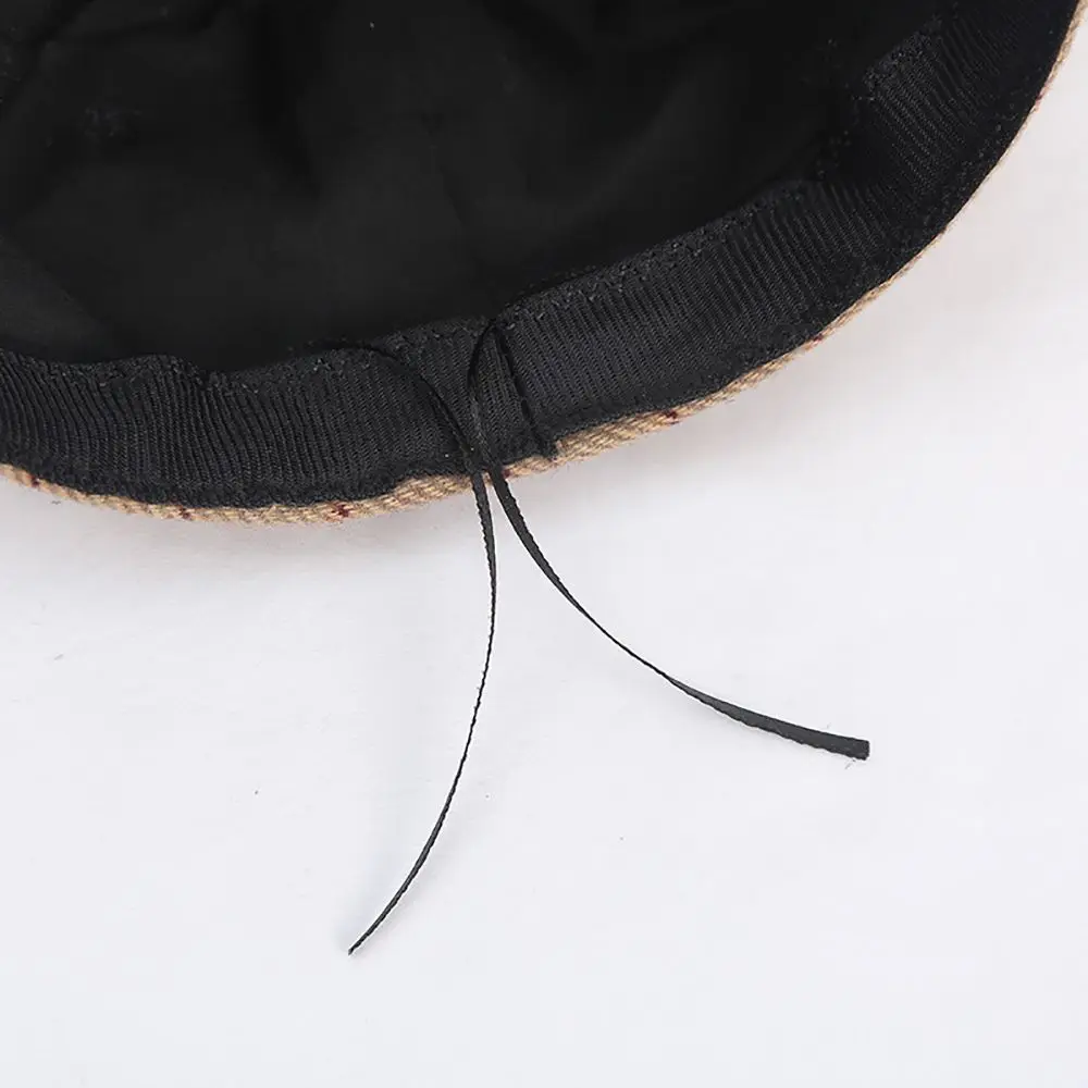 Ретро Осенняя художественная шапка сохраняют тепло Женская шерстяная художника