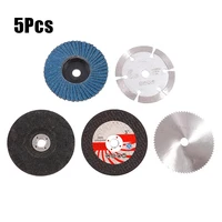 5pcs 75mm mini angle grinder grinding wheel disc diamond saw blade for angle grinder steel stone sanding disc cutting tools
