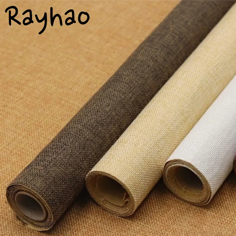 Декоративная искусственная самоклеящаяся льняная ткань 100x145 см для ювелирных