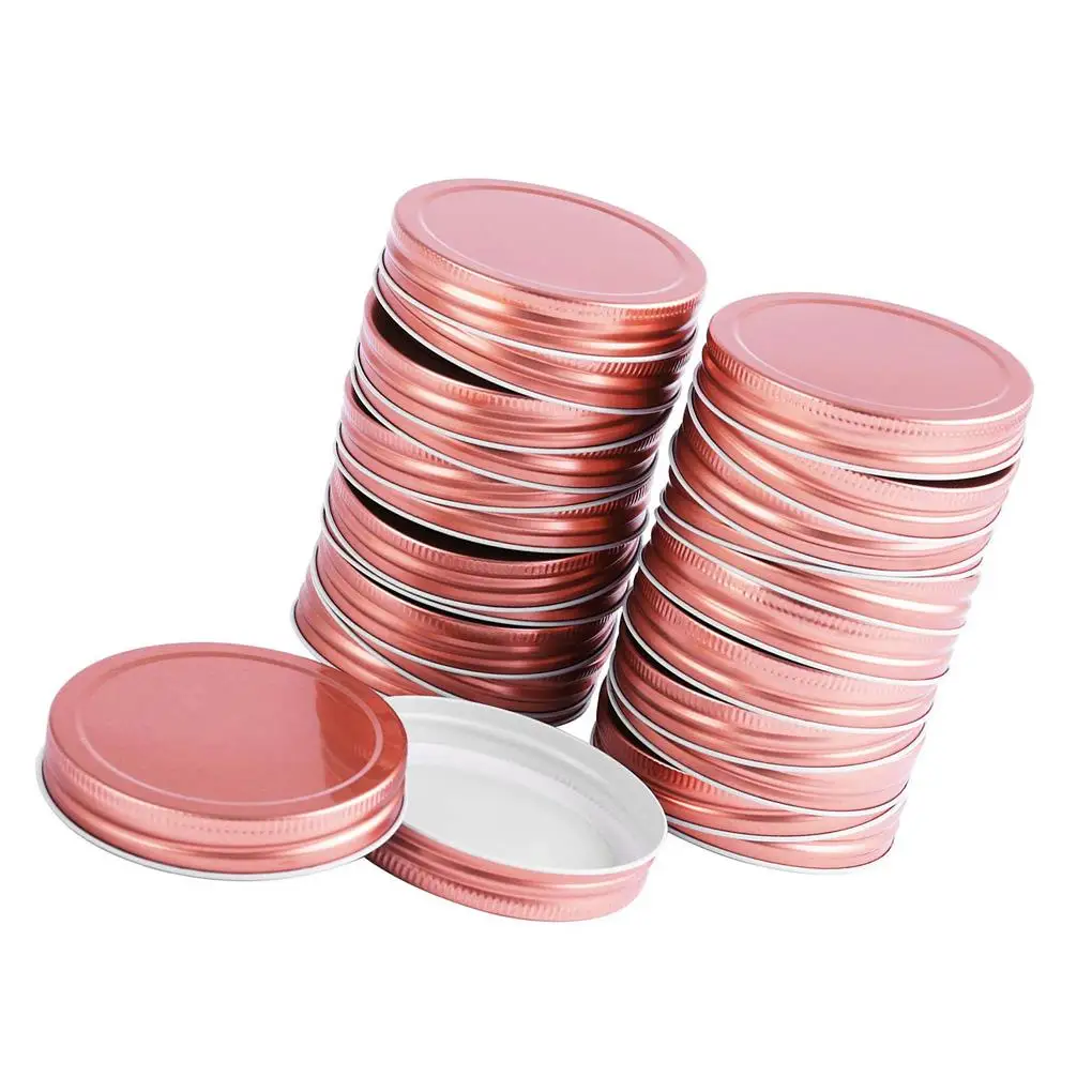 

24 шт 86 мм разделенные широкие крышки крышек для хранения крышек с силиконовым уплотнением запасные кольца уплотнительные крышки