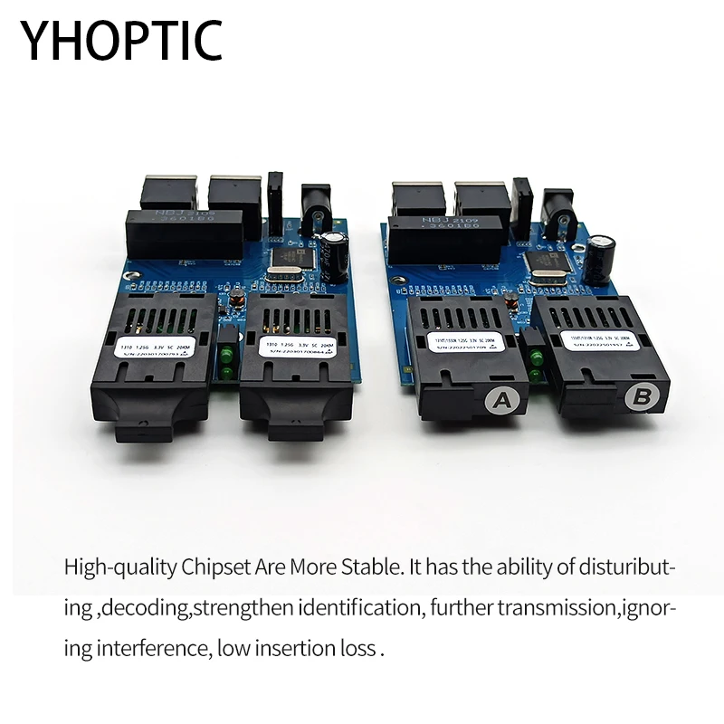 Оптоволоконный медиа-конвертер NoEnName_Null 1000 Мбит/с