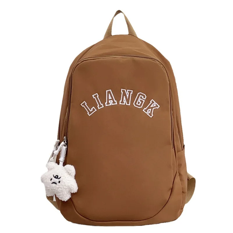 

Backpacks For Women Bag Simple And Versatile Backpack School Bags Students Travel Large Capacity High Women's Air Cushion Strap