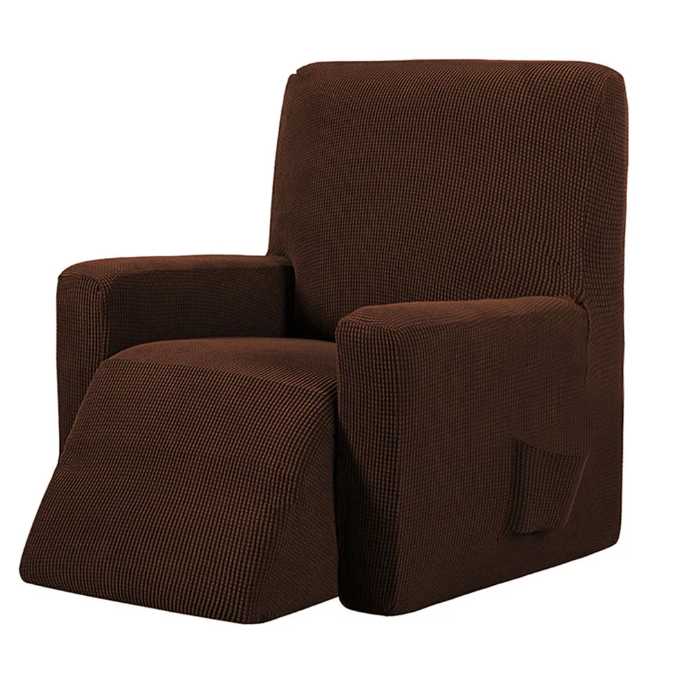 

1 шт. чехол для одноместного дивана, кресло с откидывающейся спинкой, полная защита от пыли, противоскользящий чехол для дивана, чехол для стула, однотонный чехол для сиденья