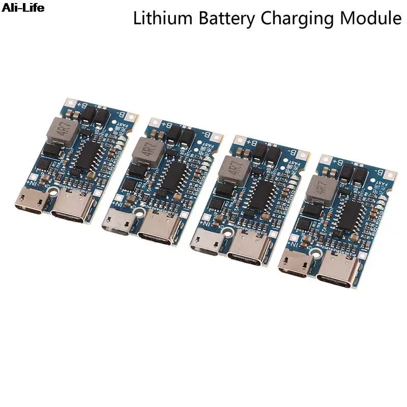 

Type-C USB 2S 3S 4S 5S BMS 4.5V-15V 18W 2A Lithium Battery Charging Module Support QC Fast Charge With Temperature Protection