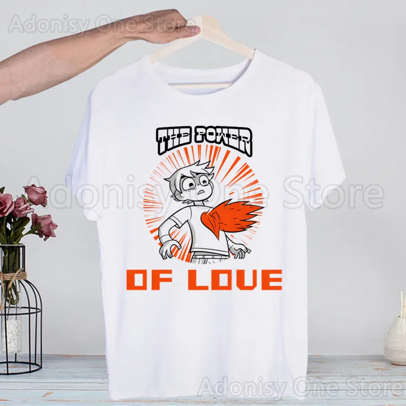 Футболки Scott Pilgrim в стиле Харадзюку летние мужские/женские футболки хип-хоп с