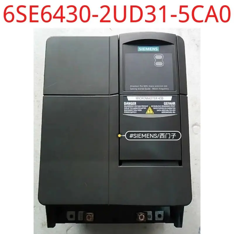 

used Siemens test ok real 6SE6430-2UD31-5CA0 MICROMASTER 430 without filter 380-480 V 3 AC +10/-10% 47-63 Hz square-law torque 1