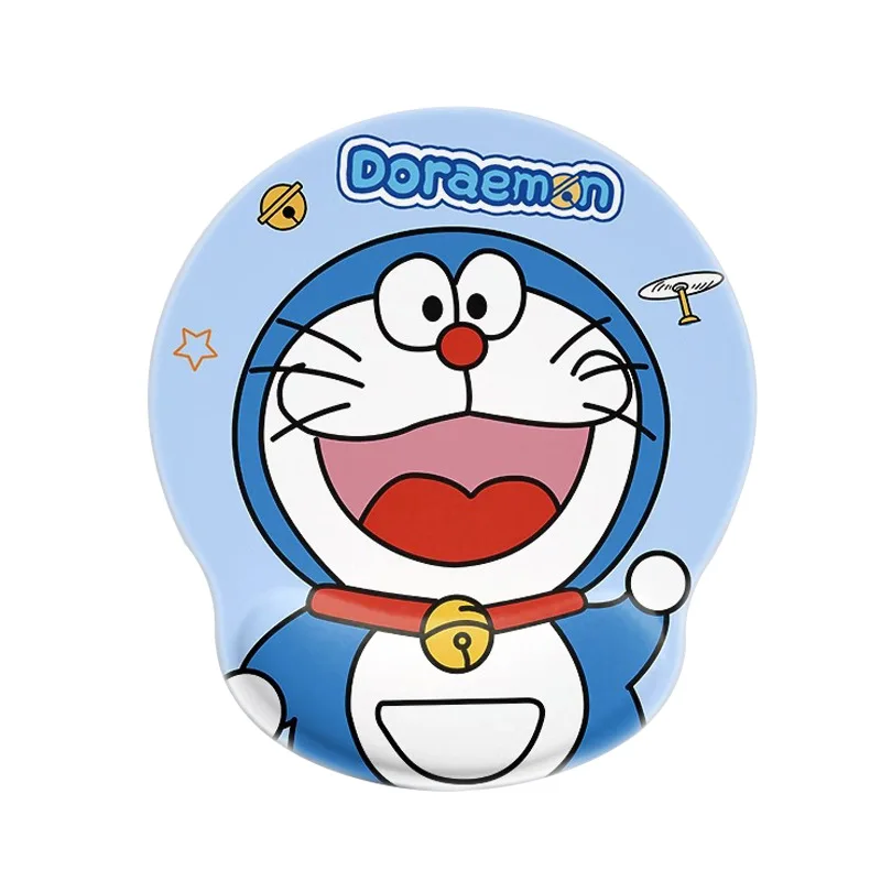 Коврик для мыши серии Kawaii Doraemons с мультяшными персонажами, креативный, милый, с принтом, силиконовый, с подставкой для запястья, офисные принадлежности (art.: 3920db17d8ceb) - 3920db17d8ceb