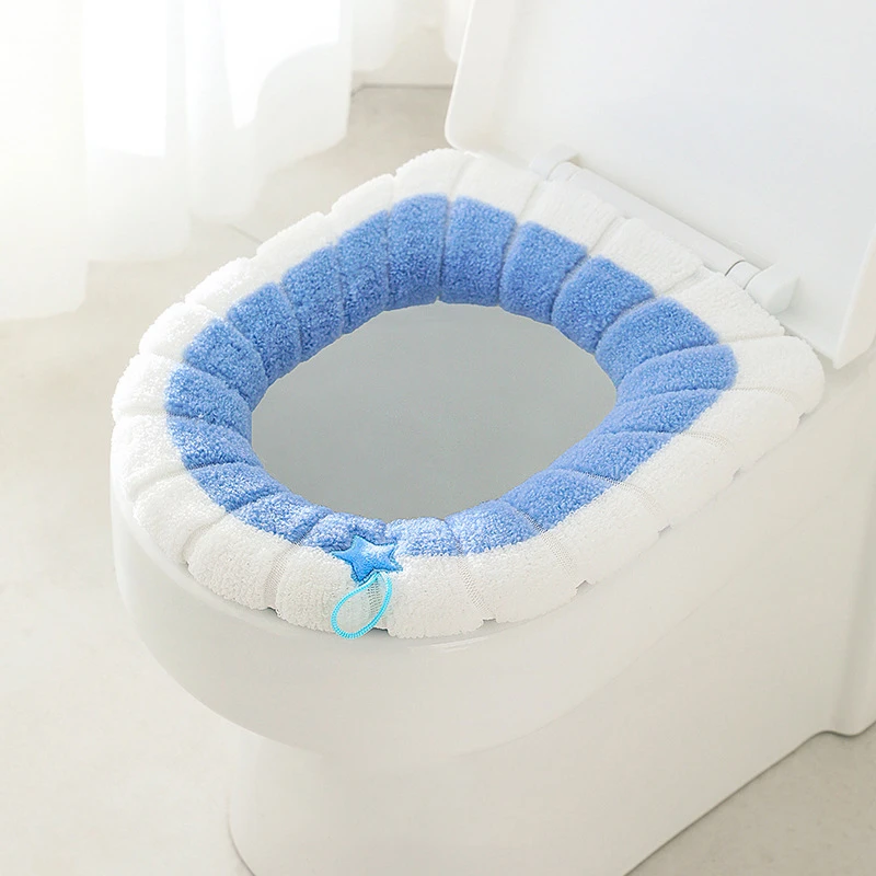 

Bathroom Accessorie Warm Soft Washable Disposable Toilet Cover Cushion Cushion Decor Toilet Cover Accessories Free Shipping