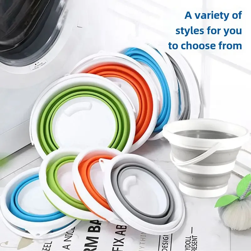 Складное пластиковое ведро на 10 л