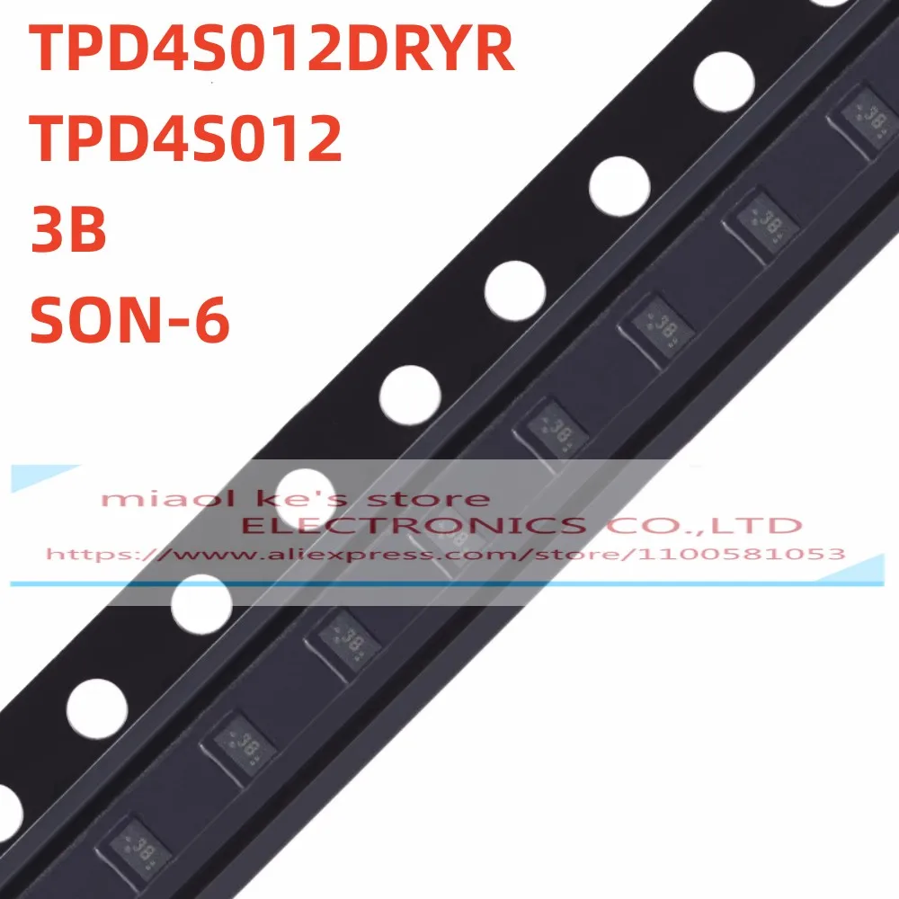 

[10 шт.] 100% Новый оригинальный TPD4S012DRYR 3B TPD4S012 TVS DIODE 5.5VWM SON-6