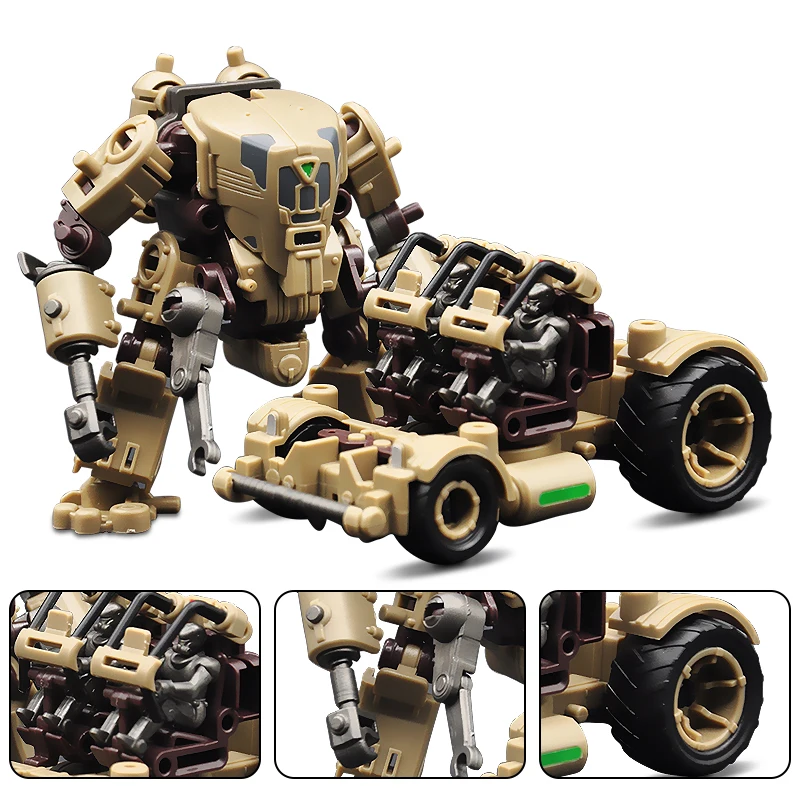 Фото RIHIO Infinite Far-reaching Series масштаб 1:60 в сборе MM002 MM-002 Defender строительная машина собранная модель фигурка №5
