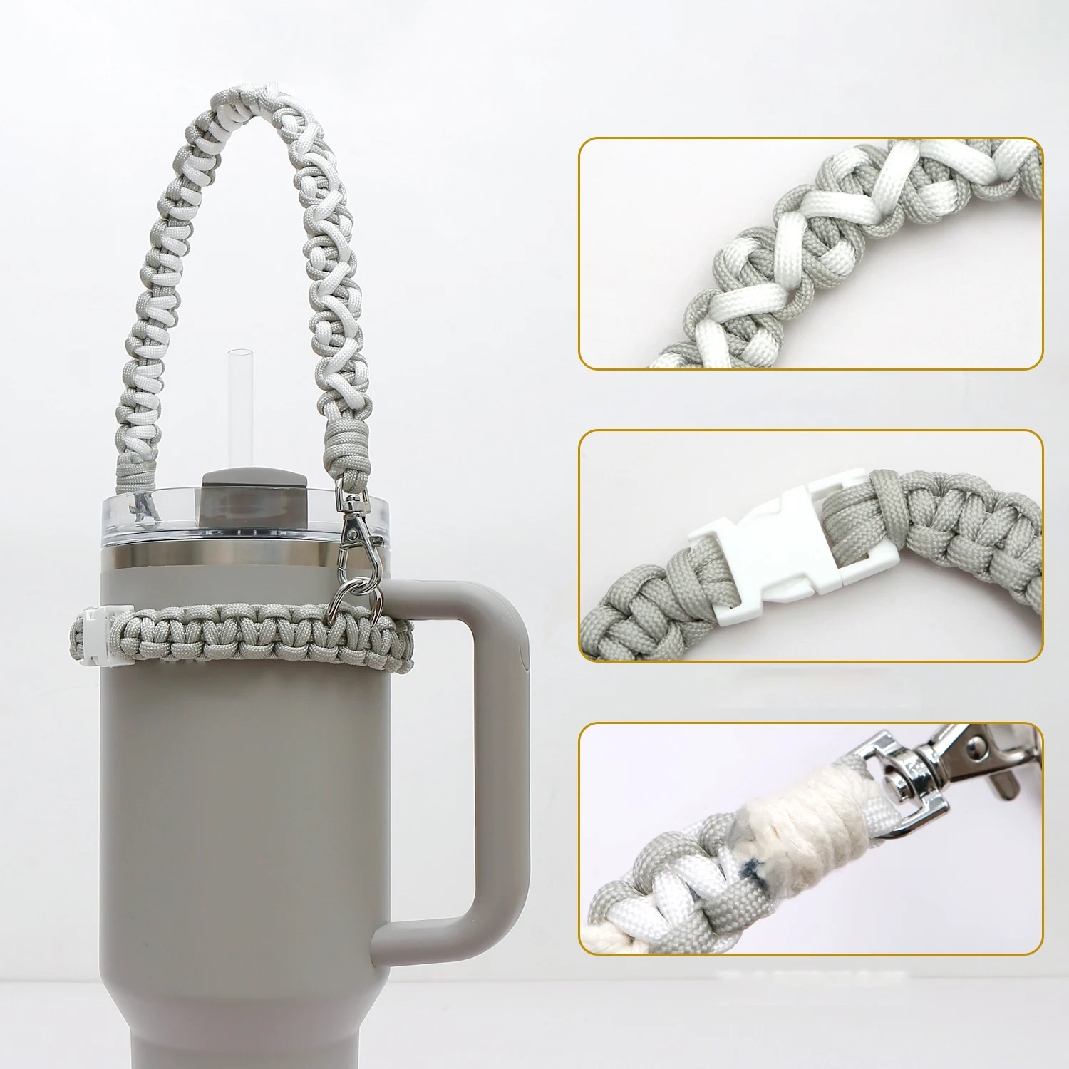 Чехол для стакана с водой ручной вязки ручная вязка Тотем зебры устойчивый к