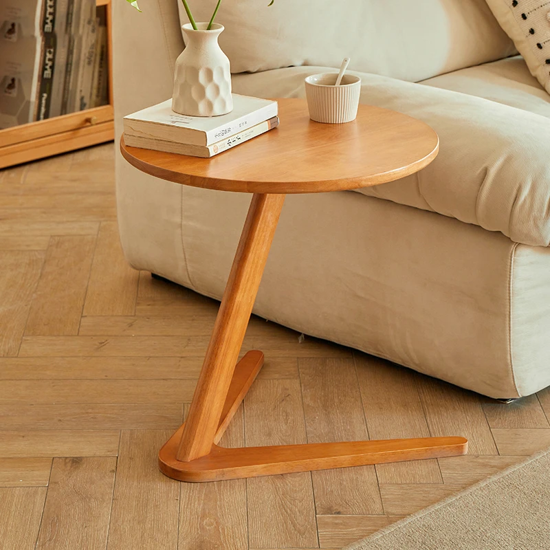 

Деревянный угловой боковой столик, современный дизайн, скандинавский коридор, центральный журнальный столик, боковой напольный столик, мебель для дома