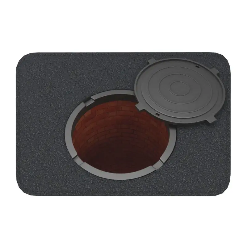 

Забавный 3D коврик для входной двери, противоскользящий коврик для кухни, ванной комнаты, крытый люк, сад, гостиная, домашний декор, коврик