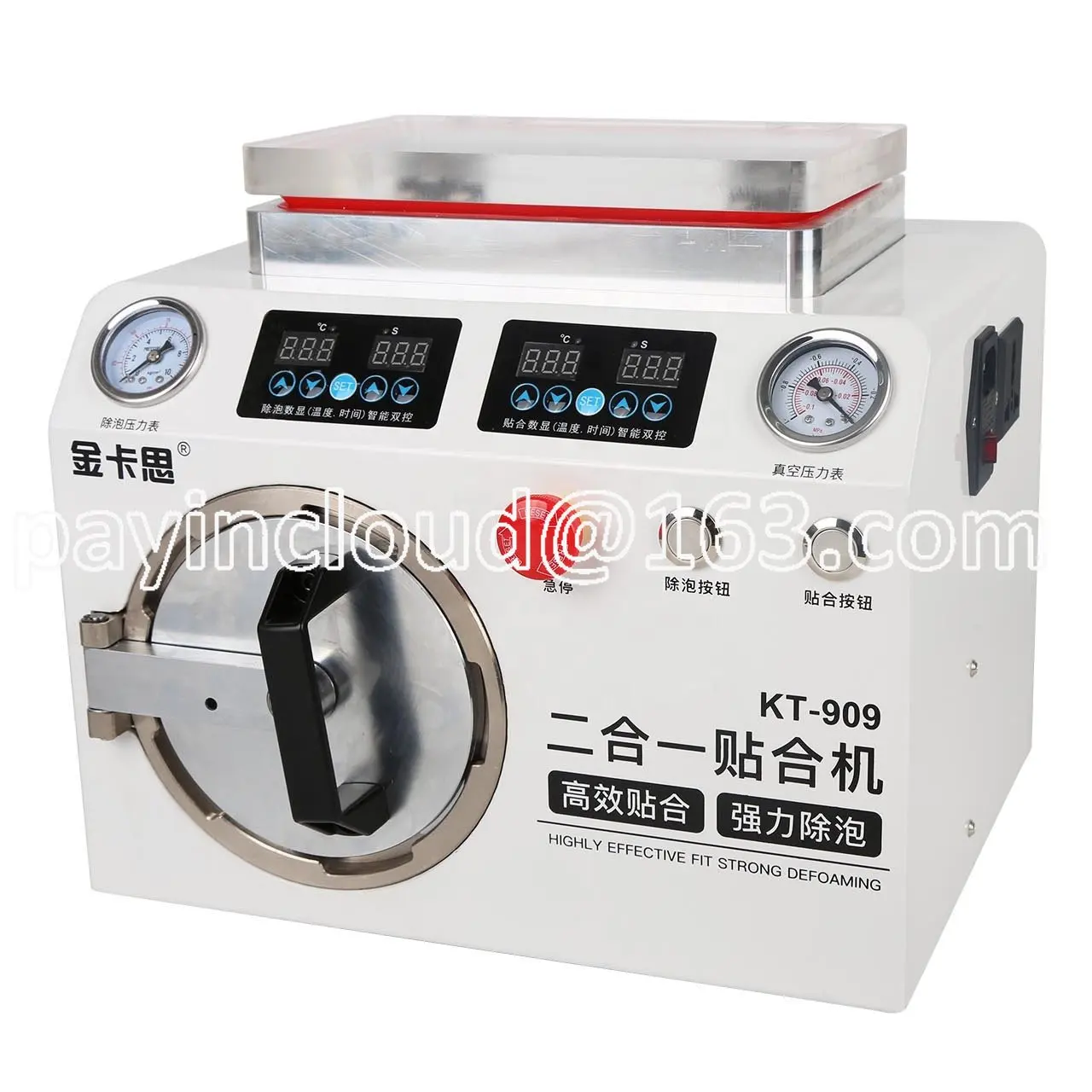 

Lamination 9 Inch 909 Bubble Vacuum Screen Laminator LCD Glass OCA Touch Screen All In One