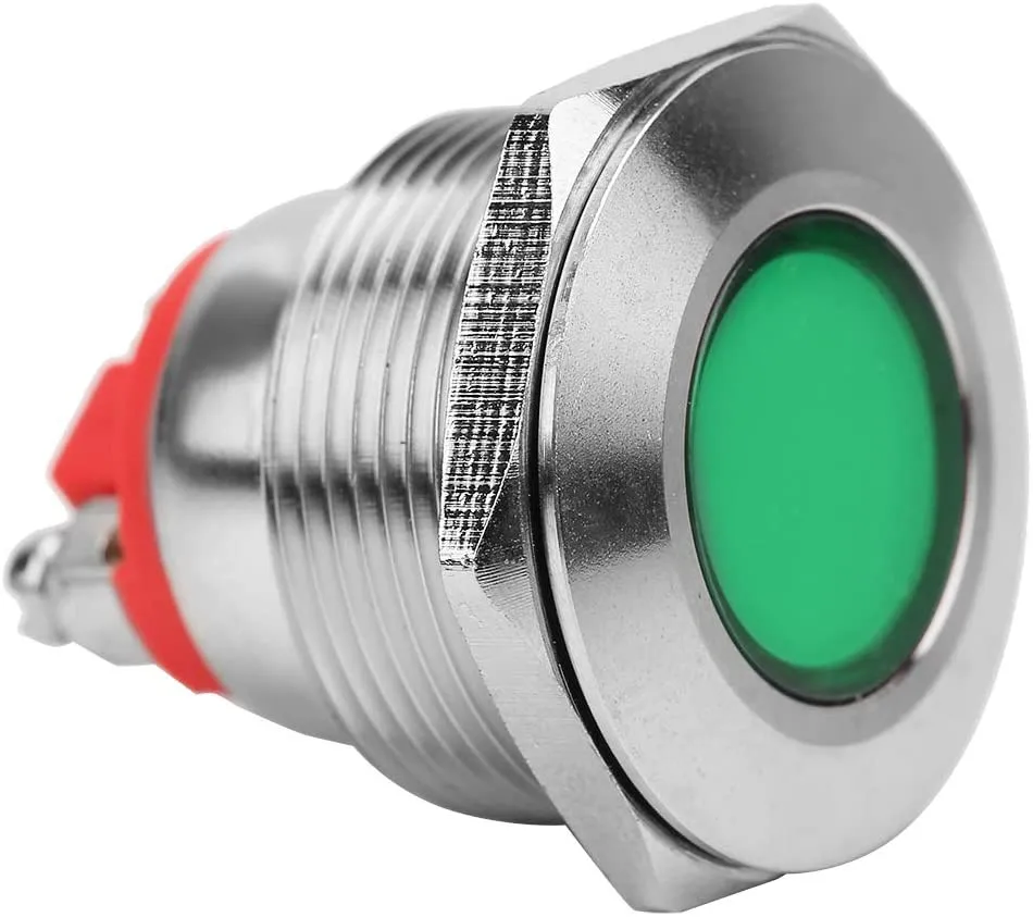 

Pilot Panel Indicator Signal Light Signal Warning Light Waterproof 100% Brand New Easy To Install LED Lamp AC/DC