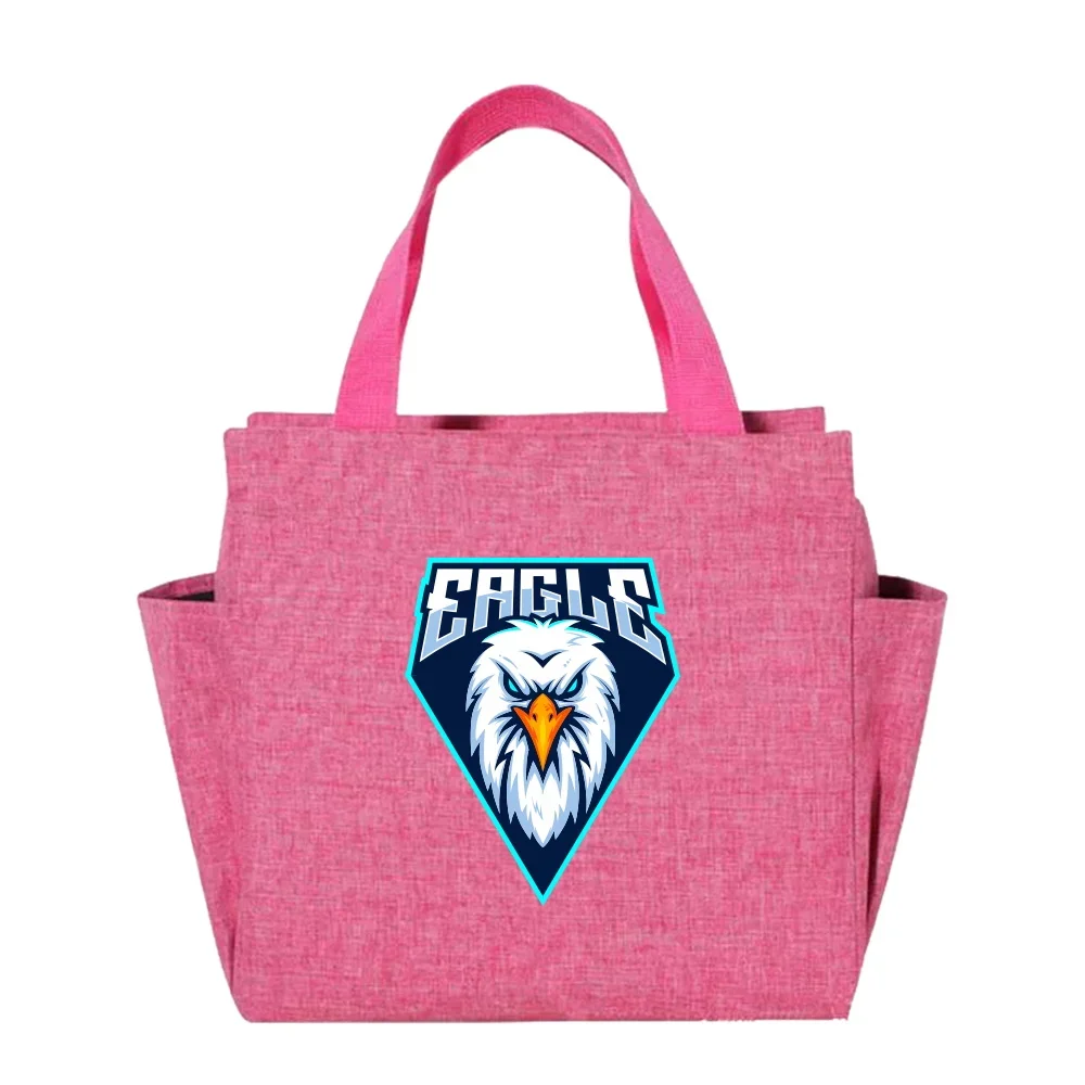 Большая вместительная сумка для обеда детская серия с логотипом команды