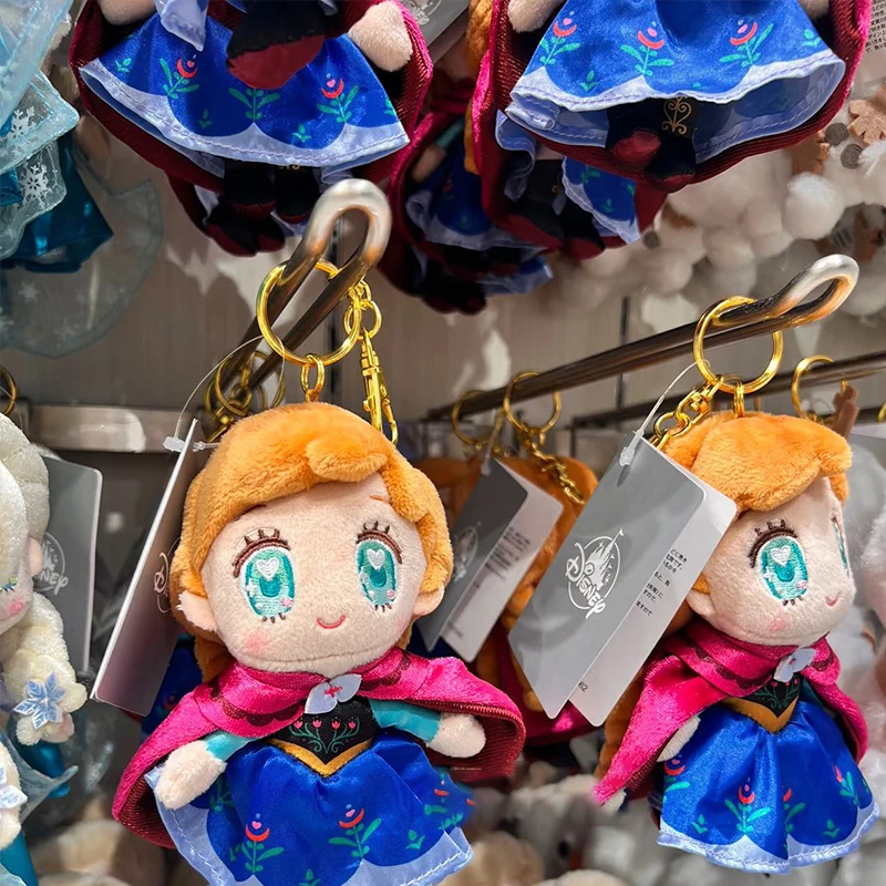 Кукла принцессы Эльзы и Анны Диснея Холодное сердце милая плюшевая кукла брелок