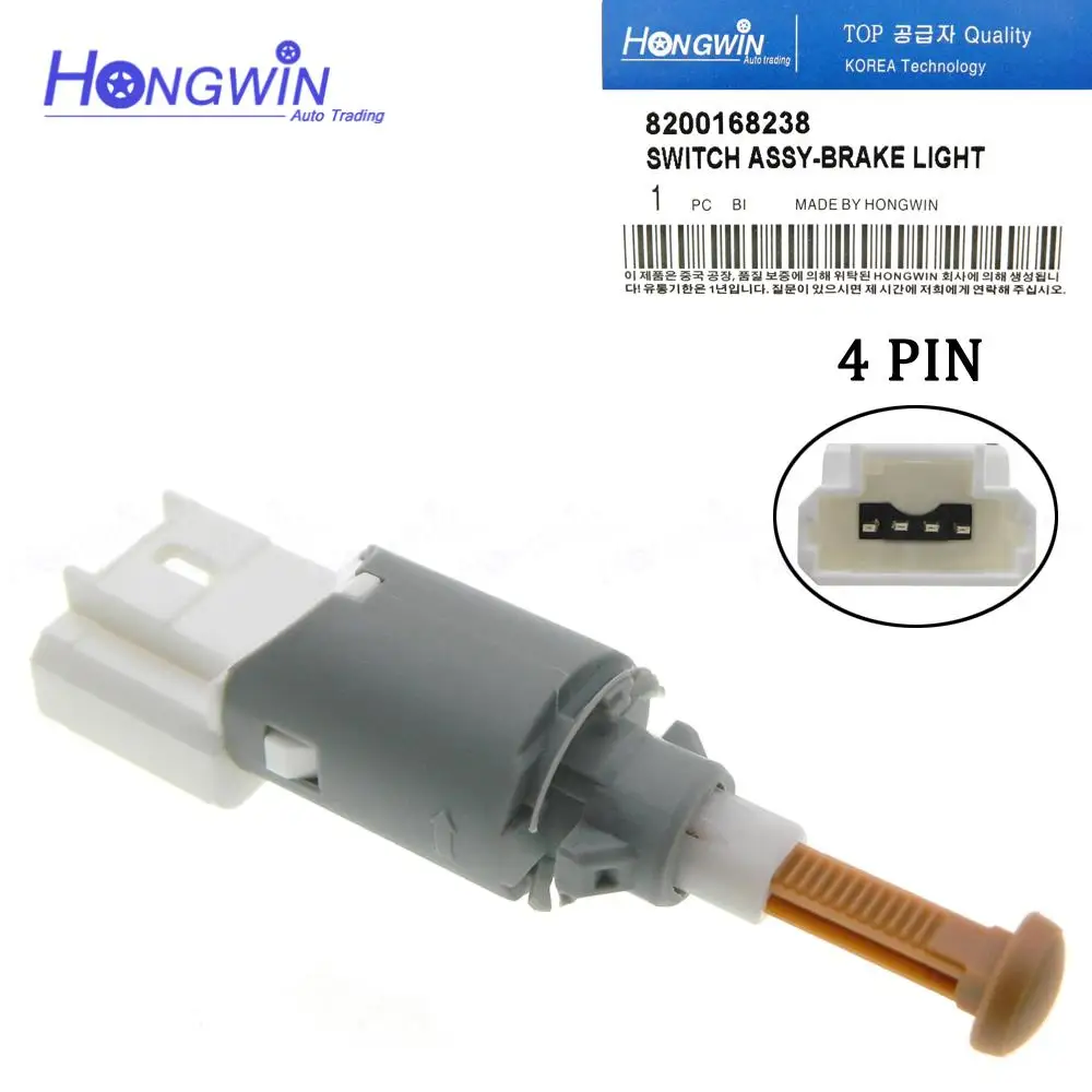 

New Brake Lamp Switch/Stop Back Lamp Switch(4PIN) For Renault Clio Kangoo Megane II Vauxhall Movano NV400 8200168238 25320-00Q0A