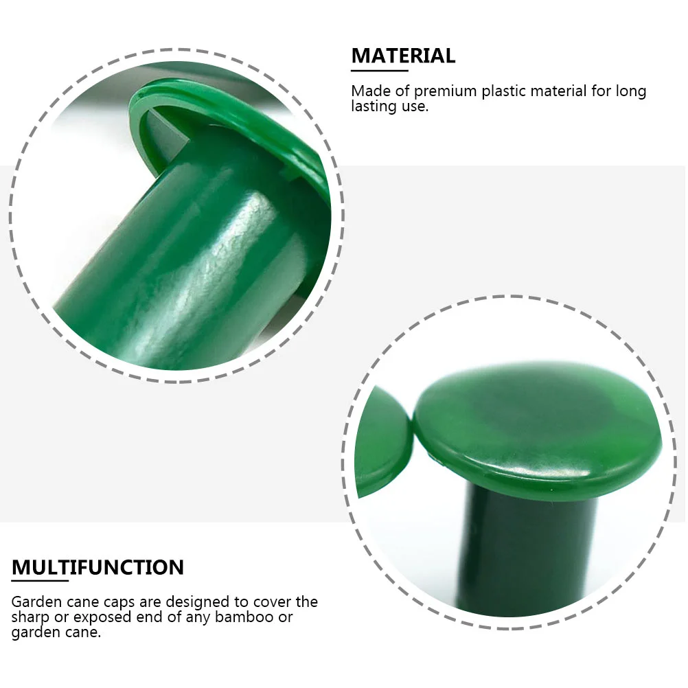 50 шт. набор садовых бамбуковых столбов протекторы для трости наконечники