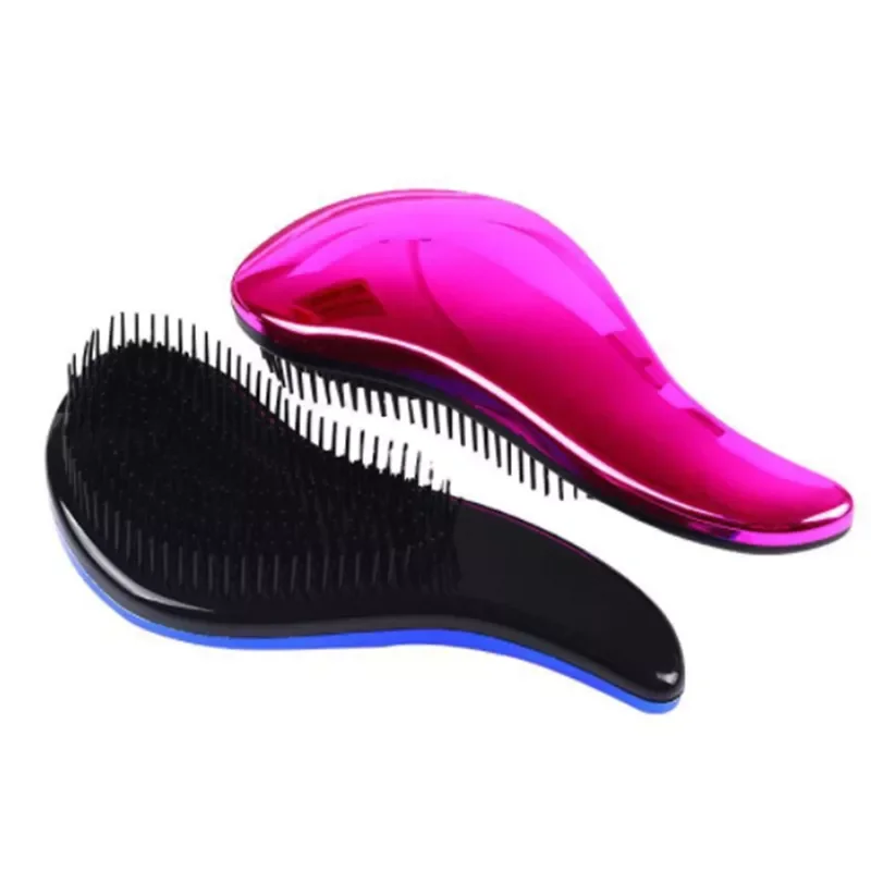 

Hair Brushes Anti-static Hair Brush Massage Comb Electroplate Shower Massage Wet Hairbush Salon Hair Styling Tool
