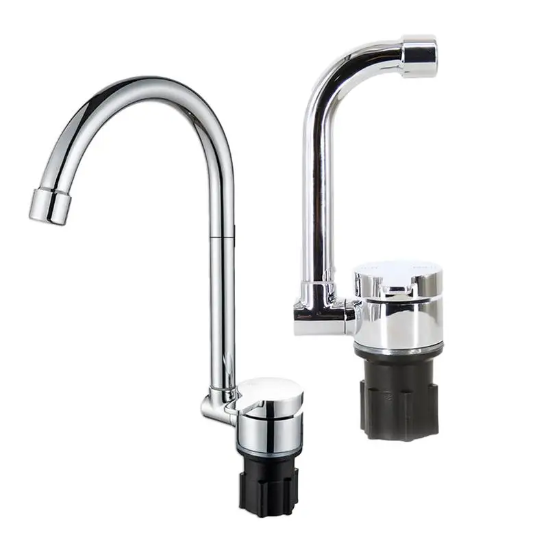 

360 Degree Swivel RV Faucet Sink Tap Mobile Kitchen Bathroom RV Marine Boat Motorhome Camper Van Brass Body Faucet for Caravans
