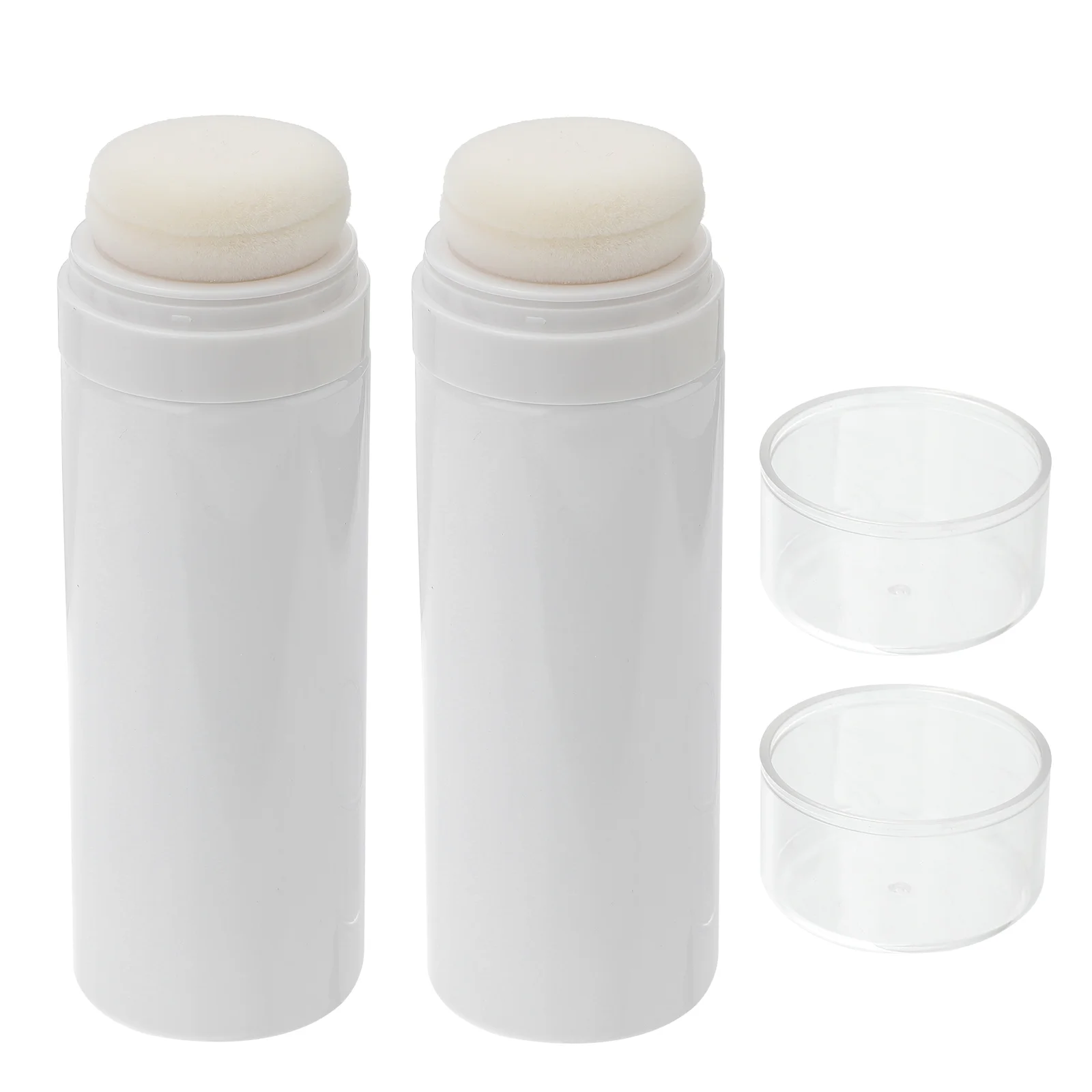 

Powder Puff Box Convenient Talcum Bottle Home Use Container Baby Storage Simple