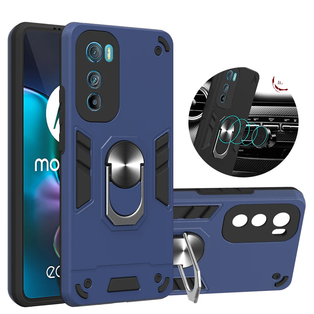 

Case for Motorola Edge 30 Pro X30 2022 S Car Magnetic Ring Holder Armor Shockproof Phone Cover Moto Edge 30 Pro EdgeS Edge30pro