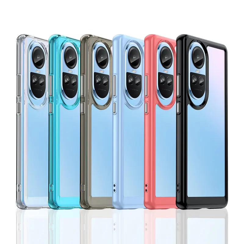 Oppo Reno 10 Pro 5G CPH2525 Case Heavy Duty Drop Protection Shockproof Clear Back Cover Hard Case for Oppo Reno 10 5G CPH2531