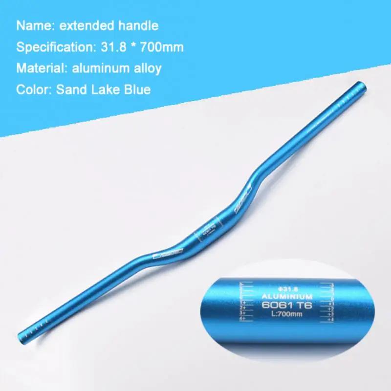 

FMFXTR Bicycle Handlebar 31.8*700mm Aluminium Alloy Large Swallow Bicycle Handlebar Extensions Mountain Bike Downhill Handlebars