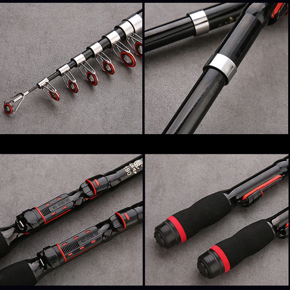 

Mini Fishing Rod Short Section Rod Fishing Pole Ocean Boat Fishing Outdoor Entertainment Telescopic Fishing Tackle