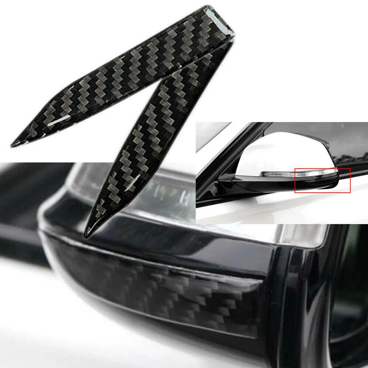 2 шт. защитные наклейки на боковые зеркала заднего вида